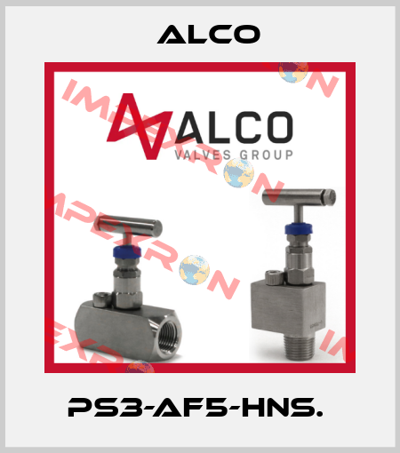 PS3-AF5-HNS.  Alco