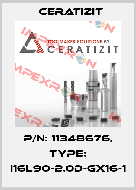 P/N: 11348676, Type: I16L90-2.0D-GX16-1 Ceratizit