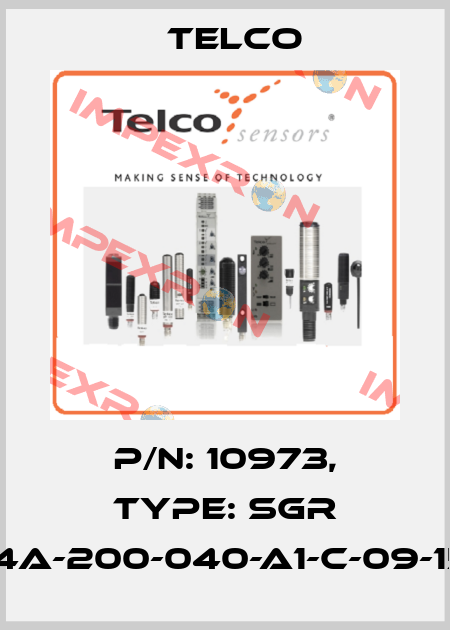 p/n: 10973, Type: SGR 14a-200-040-A1-C-09-15 Telco