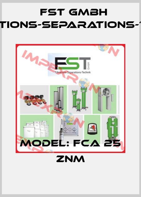 Model: FCA 25 ZNM FST GmbH Filtrations-Separations-Technik