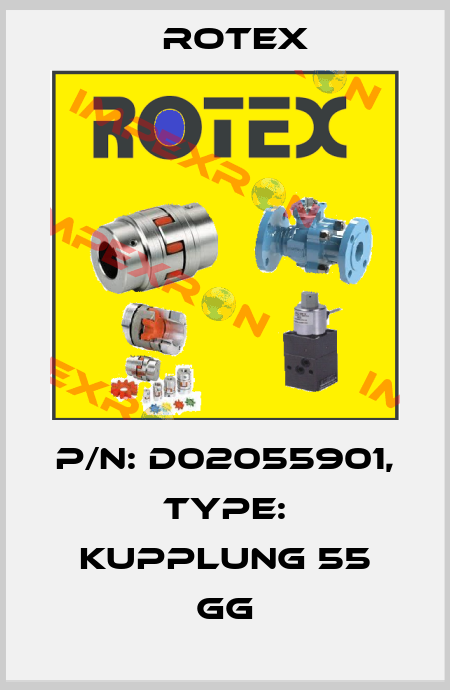 P/N: D02055901, Type: Kupplung 55 GG Rotex