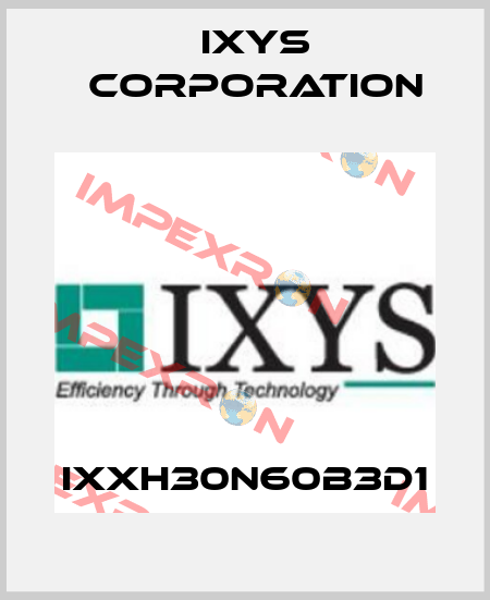 IXXH30N60B3D1 Ixys Corporation