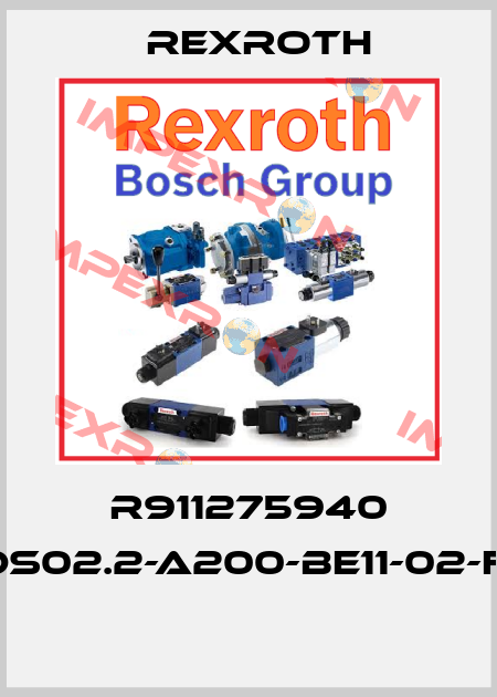 R911275940 DDS02.2-A200-BE11-02-FW  Rexroth