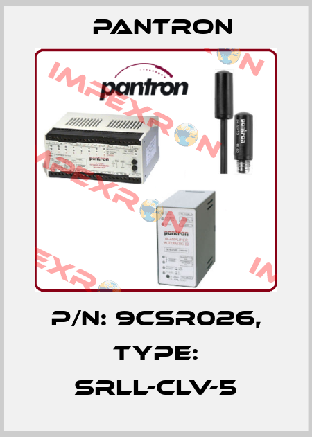 p/n: 9CSR026, Type: SRLL-CLV-5 Pantron