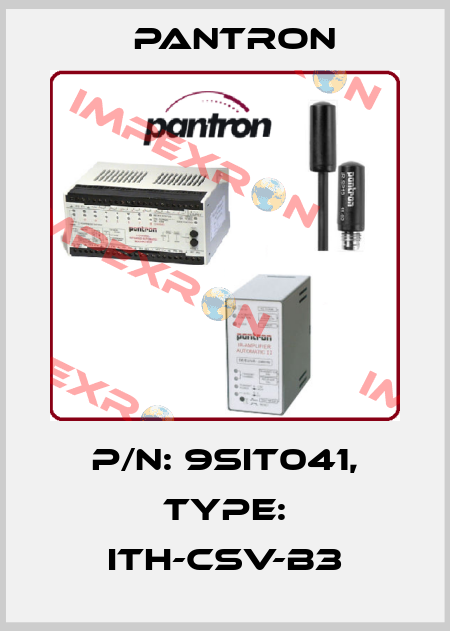 p/n: 9SIT041, Type: ITH-CSV-B3 Pantron