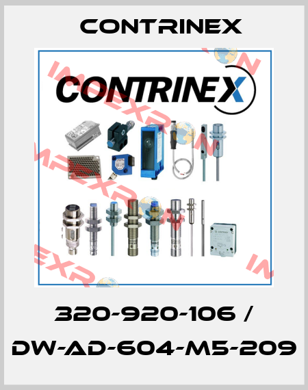 320-920-106 / DW-AD-604-M5-209 Contrinex
