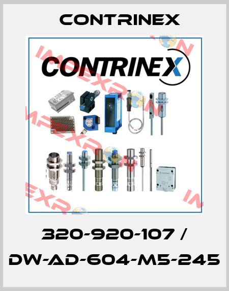320-920-107 / DW-AD-604-M5-245 Contrinex