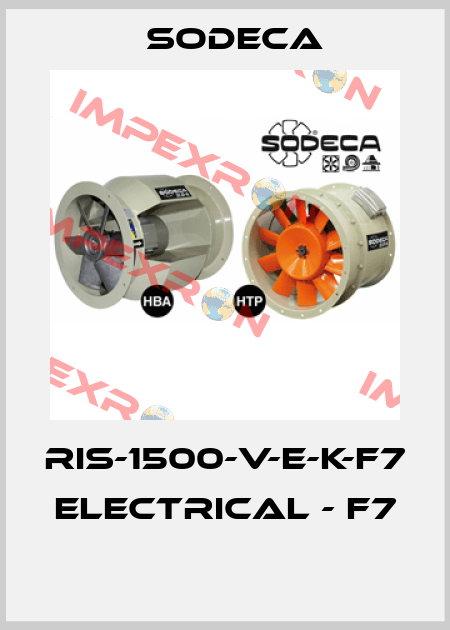 RIS-1500-V-E-K-F7  ELECTRICAL - F7  Sodeca