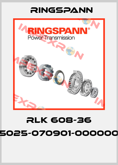 RLK 608-36 5025-070901-000000  Ringspann