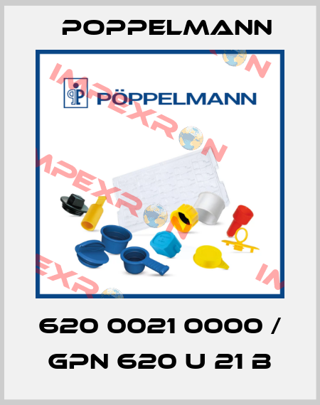 620 0021 0000 / GPN 620 U 21 B Poppelmann
