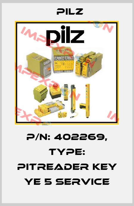 p/n: 402269, Type: PITreader key ye 5 service Pilz