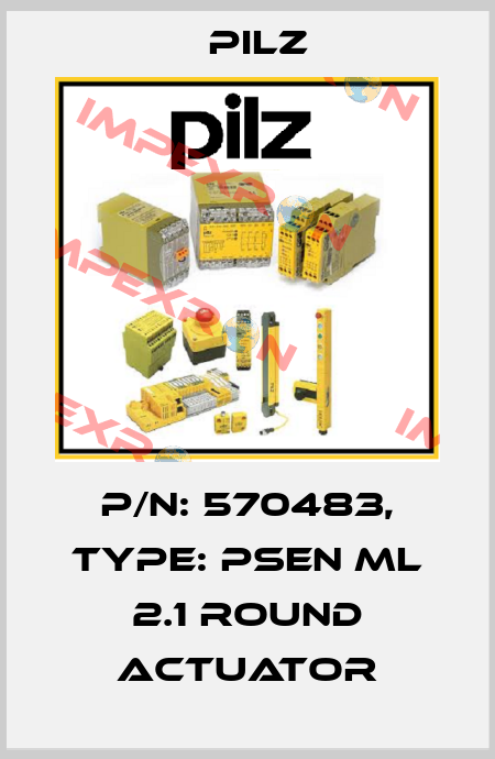 p/n: 570483, Type: PSEN ml 2.1 round actuator Pilz