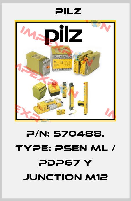 p/n: 570488, Type: PSEN ml / PDP67 Y junction M12 Pilz