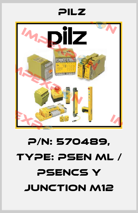 p/n: 570489, Type: PSEN ml / PSENcs Y junction M12 Pilz