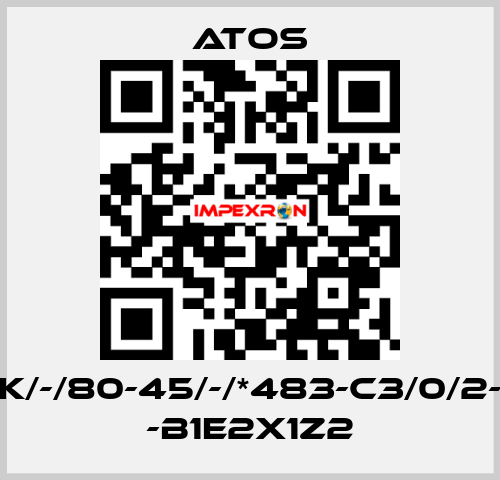 CK/-/80-45/-/*483-C3/0/2-H -B1E2X1Z2 Atos