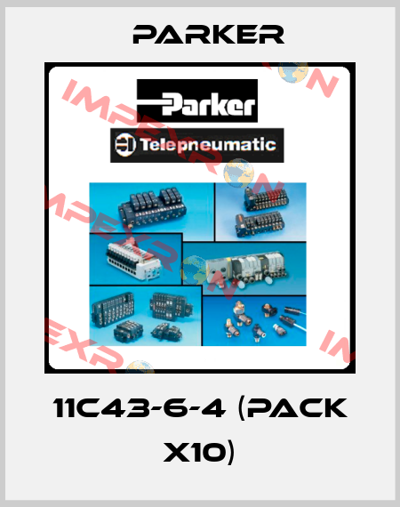 11C43-6-4 (pack x10) Parker