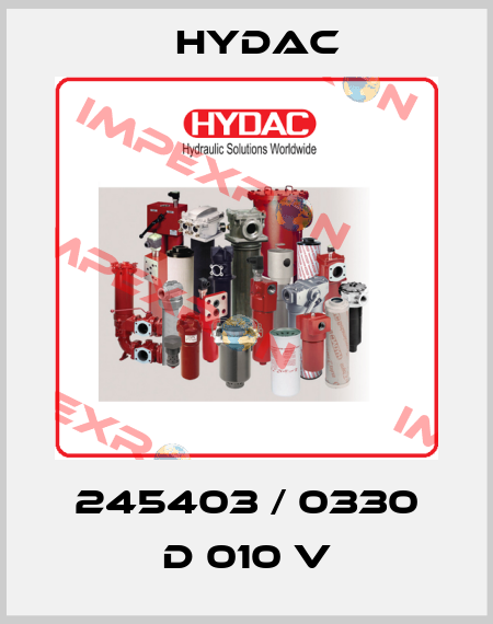 245403 / 0330 D 010 V Hydac