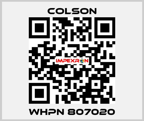 WHPN 807020 Colson