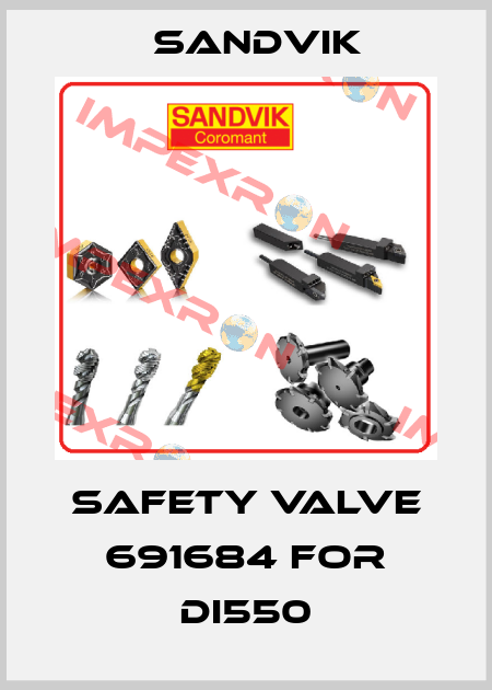SAFETY VALVE 691684 for DI550 Sandvik