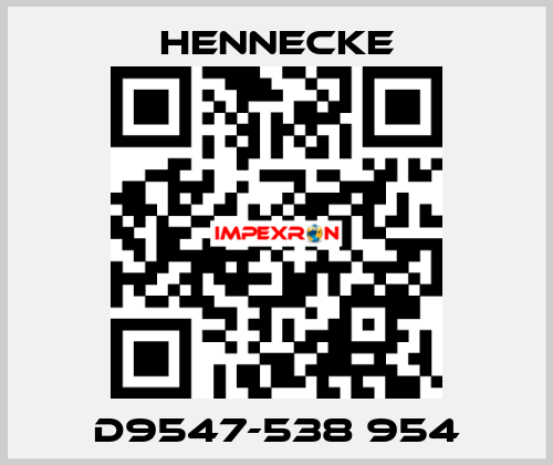 D9547-538 954 Hennecke