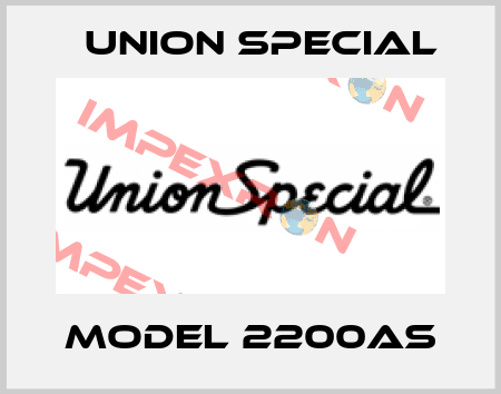 Model 2200AS Union Special