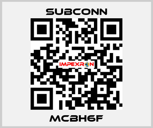 MCBH6F SubConn