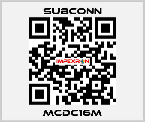 MCDC16M SubConn