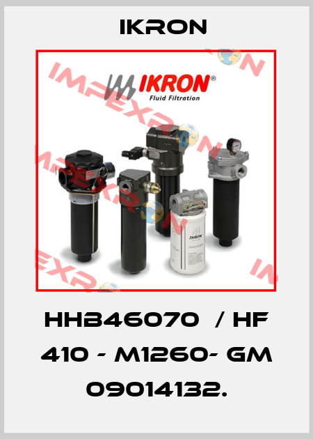 HHB46070  / HF 410 - M1260- GM 09014132. Ikron