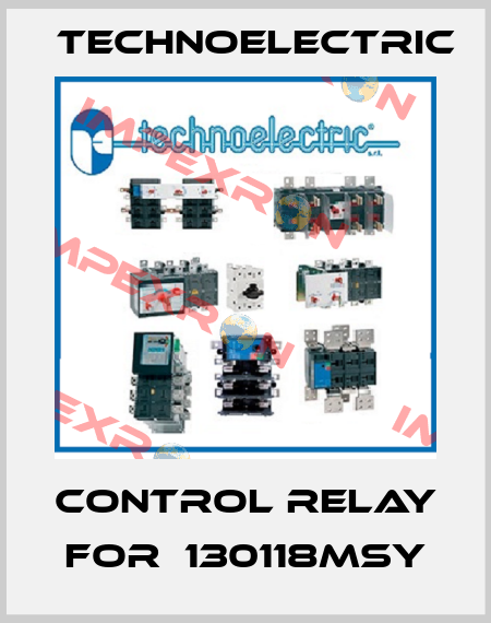 Control Relay for  130118MSY Technoelectric