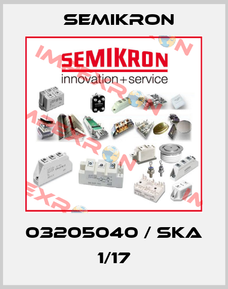 03205040 / SKA 1/17 Semikron