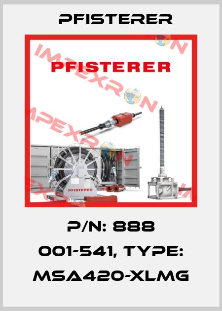 P/N: 888 001-541, Type: MSA420-XLMG Pfisterer