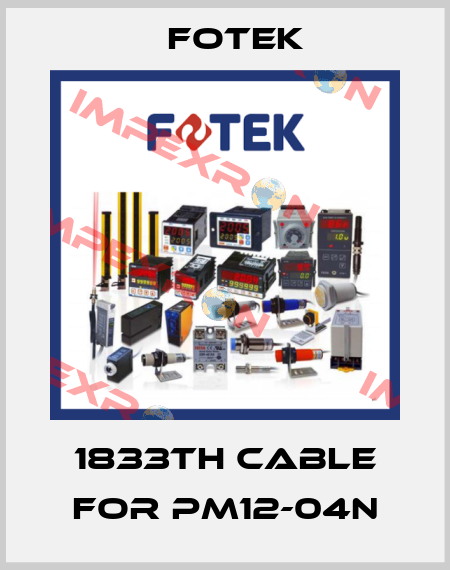 1833TH cable for PM12-04N Fotek