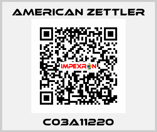 C03A11220 AMERICAN ZETTLER