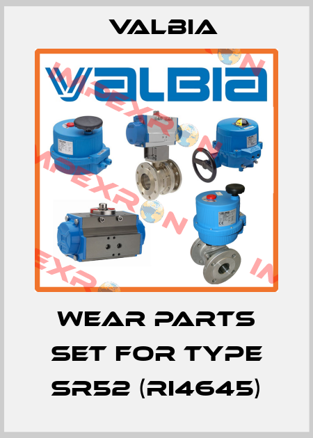 Wear parts set for Type SR52 (RI4645) Valbia