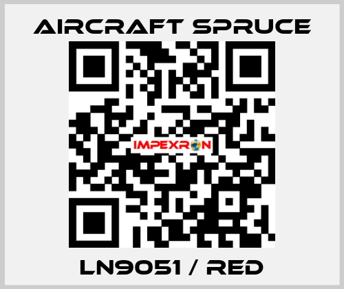 LN9051 / red Aircraft Spruce