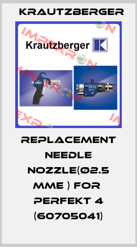 replacement needle nozzle(ø2.5 mme ) for  PERFEKT 4 (60705041) Krautzberger