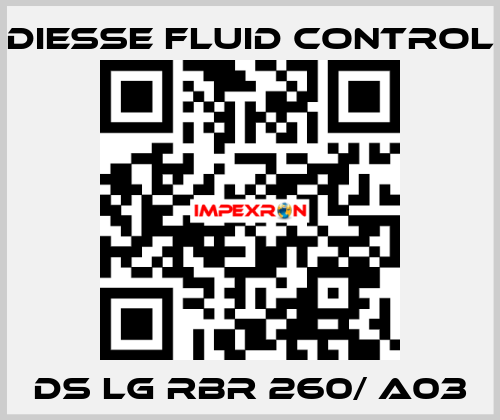 DS LG RBR 260/ A03 DIESSE Fluid Control