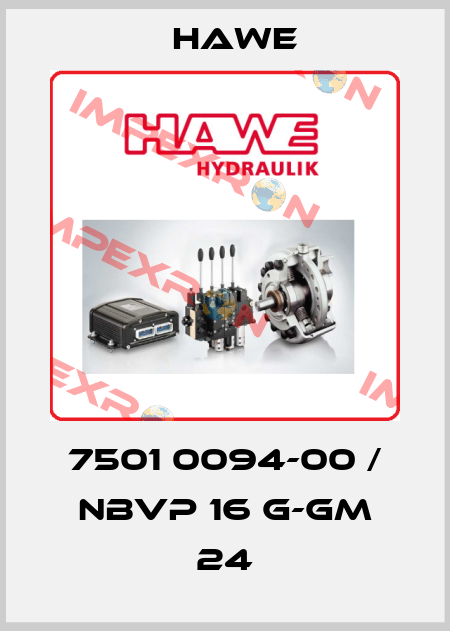 7501 0094-00 / NBVP 16 G-GM 24 Hawe