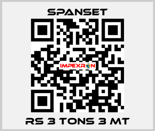 RS 3 TONS 3 MT SpanSet