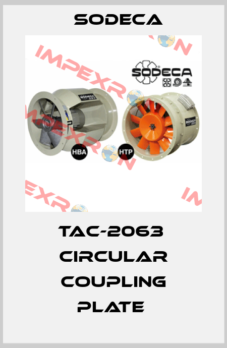 TAC-2063  CIRCULAR COUPLING PLATE  Sodeca