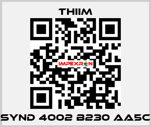 SYND 4002 B230 AA5C Thiim