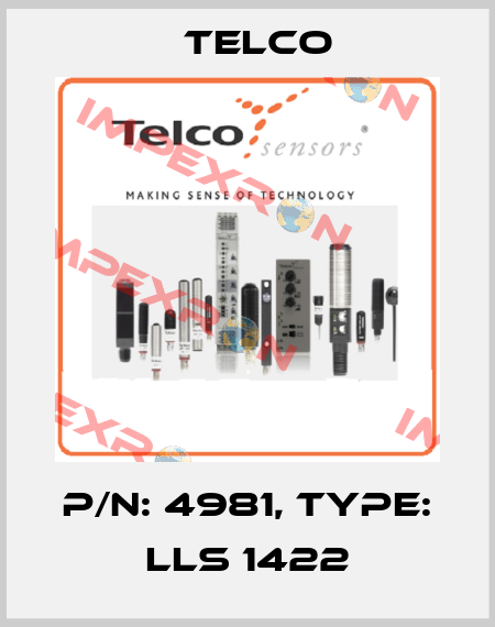 p/n: 4981, Type: LLS 1422 Telco