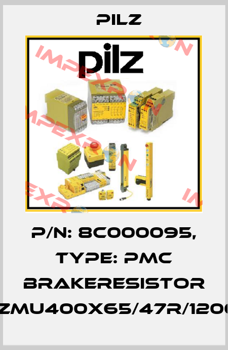 p/n: 8C000095, Type: PMC brakeresistor FZZMU400x65/47R/1200W Pilz