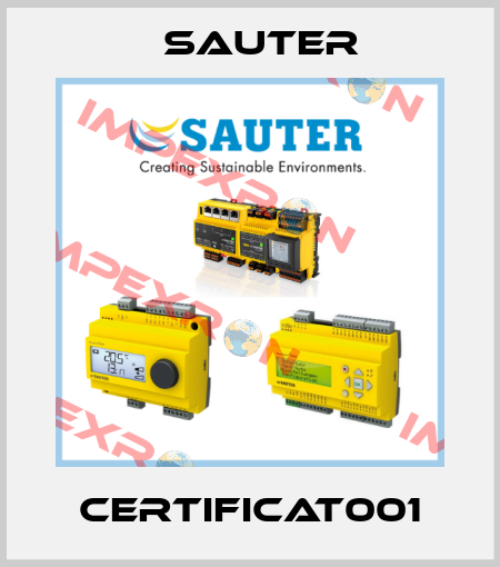 CERTIFICAT001 Sauter