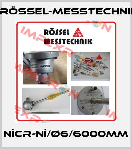 NİCR-Nİ/Ø6/6000MM Rössel-Messtechnik