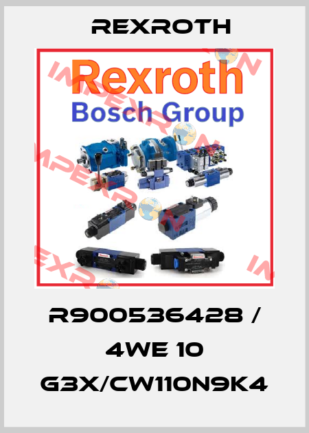 R900536428 / 4WE 10 G3X/CW110N9K4 Rexroth