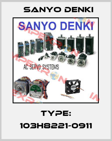 Type: 103H8221-0911 Sanyo Denki