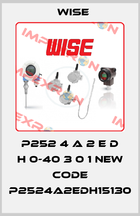P252 4 A 2 E D H 0-40 3 0 1 new code P2524A2EDH15130 Wise