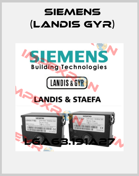 LGA63.191A27 Siemens (Landis Gyr)