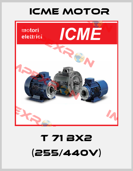 T 71 BX2 (255/440V) Icme Motor